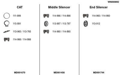 SISTEM DE ESAPAMENT FA1 WN000892