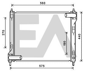EACLIMA 31R18135 Крышка радиатора  для NISSAN JUKE (F15) 1.6 DIG-T