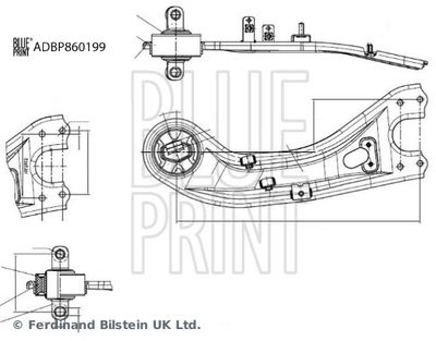 BRAT SUSPENSIE ROATA BLUE PRINT ADBP860199