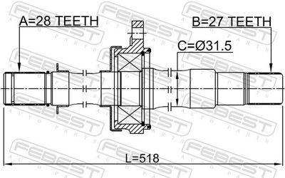 PLANETARA FEBEST 1212DHLH 1