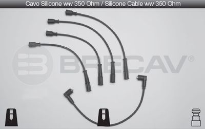 Комплект проводов зажигания BRECAV 03.504 для LANCIA Y10