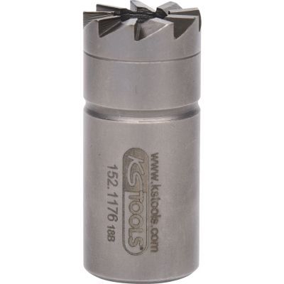 Ks Tools - Frézovacia hlava na sedlá vstrekovačov Ø 17/17mm, 38mm