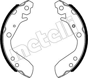 METELLI 53-0567 Ремкомплект барабанных колодок  для HONDA INSIGHT (Хонда Инсигхт)