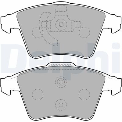 Brake Pad Set, disc brake LP2224