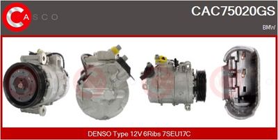COMPRESOR CLIMATIZARE CASCO CAC75020GS