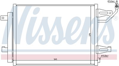 CONDENSATOR CLIMATIZARE NISSENS 940067 6