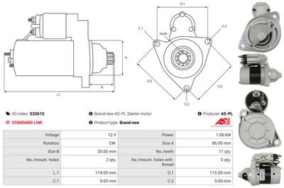 STARTER AS-PL S3261S 4
