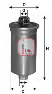 Топливный фильтр SOFIMA S 1699 B для FERRARI 412