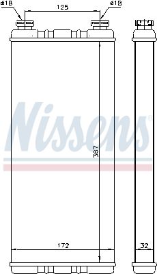 Heat Exchanger, interior heating 72055