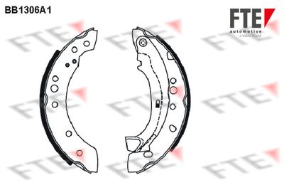 Комплект тормозных колодок FTE 9100075 для PEUGEOT 1007