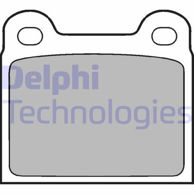 Комплект тормозных колодок, дисковый тормоз DELPHI LP18 для MERCEDES-BENZ /8