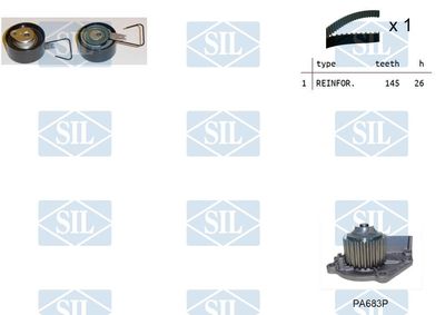 SET POMPA APA + CUREA DINTATA