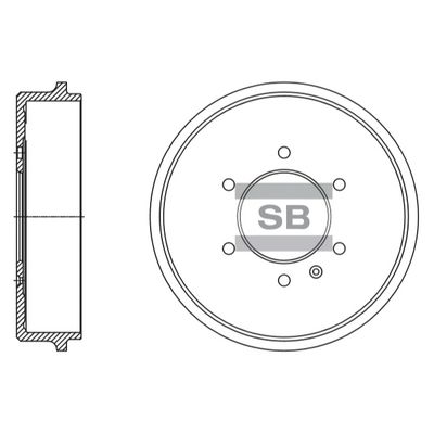 спирачен барабан Hi-Q SD4507