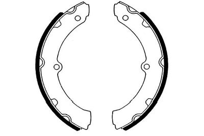 Brake shoe set