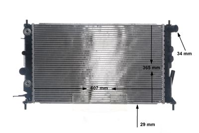 RADIATOR RACIRE MOTOR MAHLE CR649000S 16