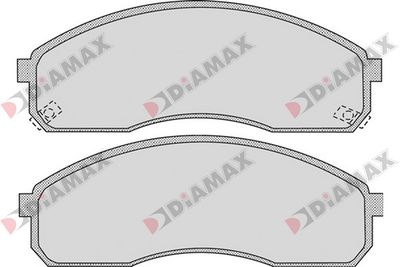 Комплект тормозных колодок, дисковый тормоз DIAMAX N09067 для KIA PREGIO