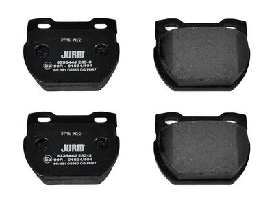 Sada brzdových destiček, kotoučová brzda JURID 573644J