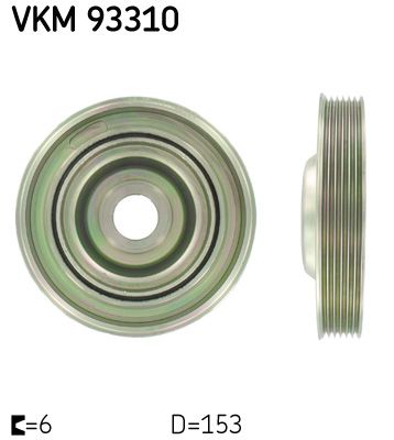 Ременный шкив, коленчатый вал SKF VKM 93310 для CITROËN DS5
