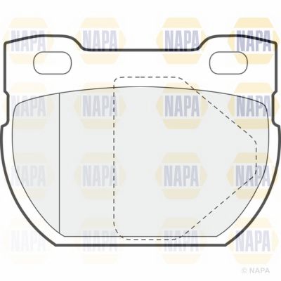 Brake Pad Set NAPA NBP1239