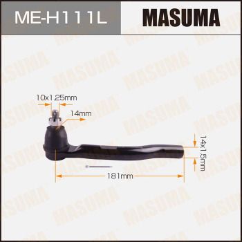MASUMA ME-H111L Наконечник рулевой тяги  для HONDA INSIGHT (Хонда Инсигхт)