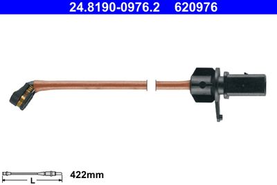 Сигнализатор, износ тормозных колодок ATE 24.8190-0976.2 для VW TOUAREG