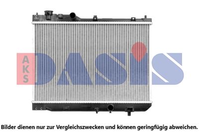 Радиатор, охлаждение двигателя AKS DASIS 111250N для MAZDA PREMACY