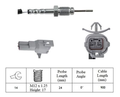 SENSOR ABGASTEMPERATUR LUCAS LGS7294