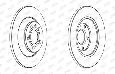 BREMSSCHEIBE JURID 562504JC 1