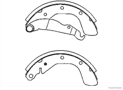 SET SABOTI FRANA Herth+Buss Jakoparts J3500902 1