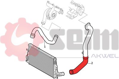 SEIM 982032 Турбина  для ALFA ROMEO 159 (939_) 1.9 JTDM 16V (939AXF1B, 939AXC1B)