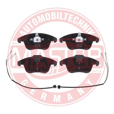 Zestaw klocków hamulcowych, hamulce tarczowe MASTER-SPORT GERMANY 13046072522T-SET-MS