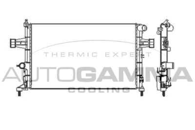 AUTOGAMMA 101339 Крышка радиатора для OPEL ASTRA G Фургон/универсал (F70)