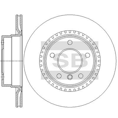 спирачен диск Hi-Q SD5205