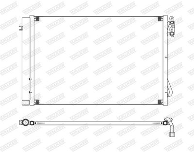 KONDENSATOR KLIMAANLAGE WALKER WCD00116 7