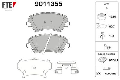 SET PLACUTE FRANA FRANA DISC FTE 9011355