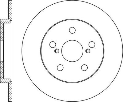 Тормозной диск FIT FR0761 для TOYOTA MATRIX