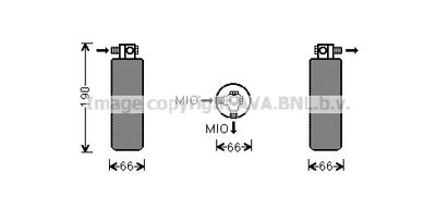 Осушитель, кондиционер AVA QUALITY COOLING PRD079 для PORSCHE 911
