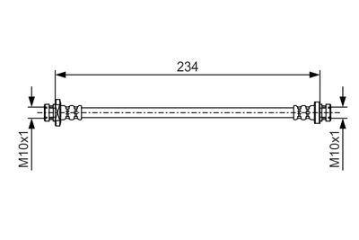 Brake Hose 1 987 481 079