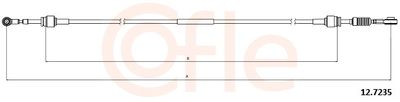 CABLU TRANSMISIE MANUALA COFLE 92127235