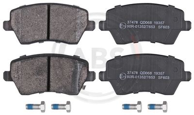 Комплект тормозных колодок, дисковый тормоз A.B.S. 37478 для SUZUKI SWIFT