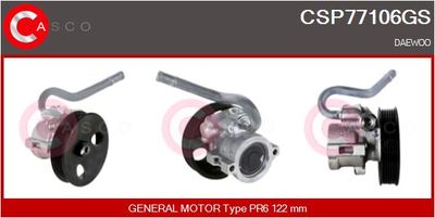 CASCO Hydraulikpumpe, Lenkung Genuine (CSP77106GS)
