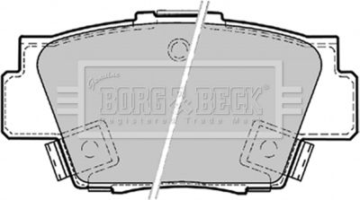Комплект тормозных колодок, дисковый тормоз BORG & BECK BBP1569 для HONDA NSX