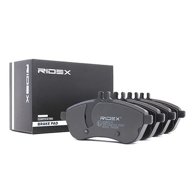 комплект спирачно феродо, дискови спирачки RIDEX 402B0194