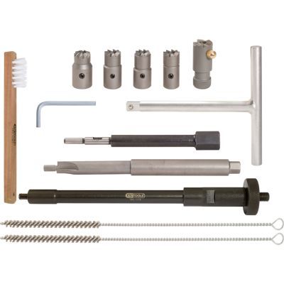 Ks Tools - Súprava na čistenie sediel injektorov 13ks