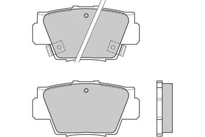 Комплект тормозных колодок, дисковый тормоз E.T.F. 12-0545 для ACURA NSX