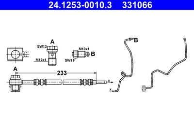 Bromsslang ATE 24.1253-0010.3