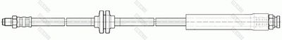 Тормозной шланг GIRLING 9002481 для FIAT PANDA