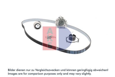 WASSERPUMPE + ZAHNRIEMENSATZ AKS DASIS 570332N