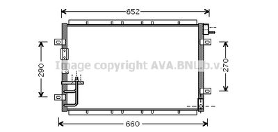 Конденсатор, кондиционер AVA QUALITY COOLING KA5030 для KIA SORENTO