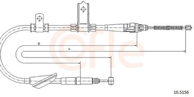 CABLU FRANA DE PARCARE COFLE 105156